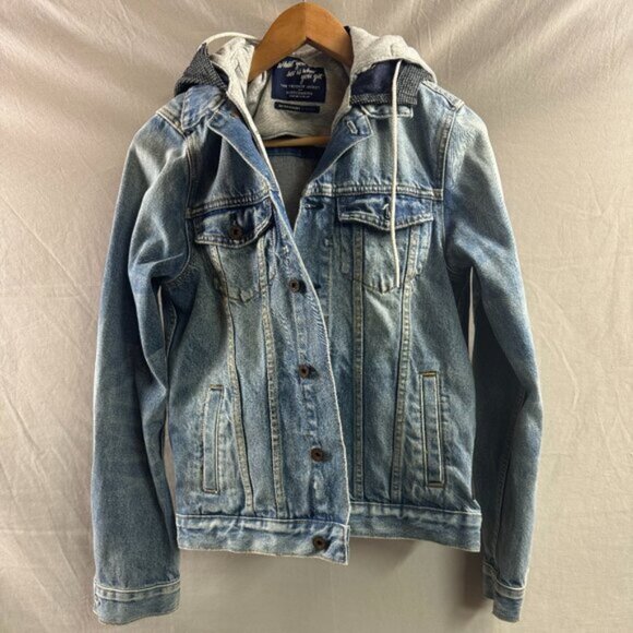 Scotch & Soda Other - Mens Scotch And Soda Denim Trucker Jacket With Hoodie